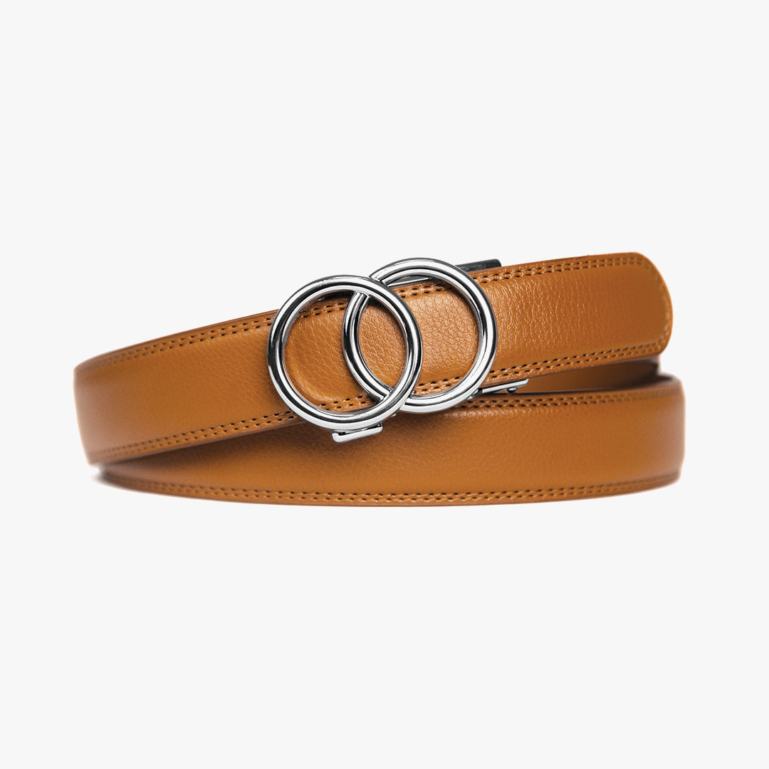 Double loop women belt